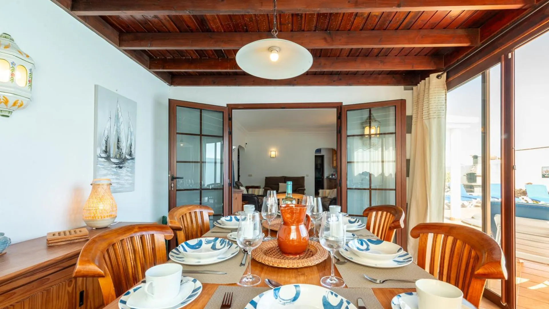 Utopia, Villa 4 Bedrooms Close To Old Town, Heated Pool With Complete Privacy Playa Blanca  Spain
